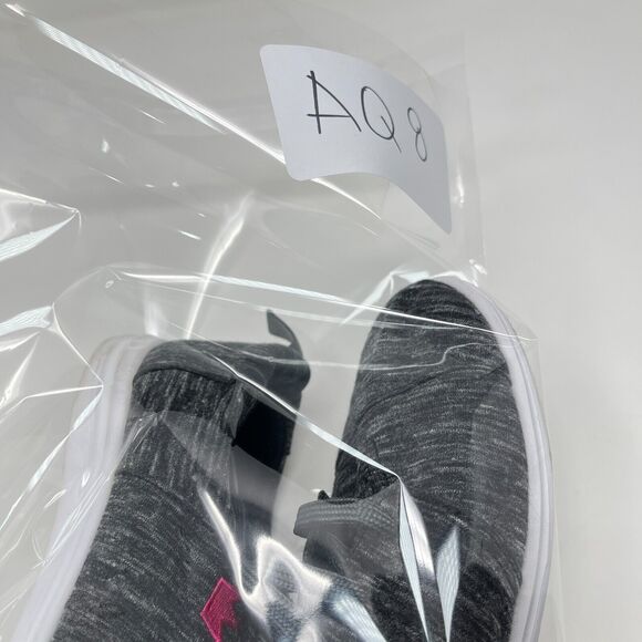 Brunswick Envy Charcoal Pink Logo Casual Lace Up Flat Sneakers Women's Size US 6 - Picture 9 of 9